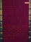 Chettinad cotton saree dual shade of maroon and peacock green with thread woven buttas and zari woven border
