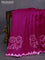 Chiniya silk saree pink with allover bandhani prints