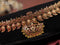 Antique hip chain manga design with kemp & kundan stones and golden beads hanging