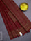 Banarasi semi matka saree kumkum red with allover thread weaves and thread woven border