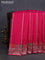 Banarasi semi katan silk saree pink with allover zari weaves and thread & zari woven border