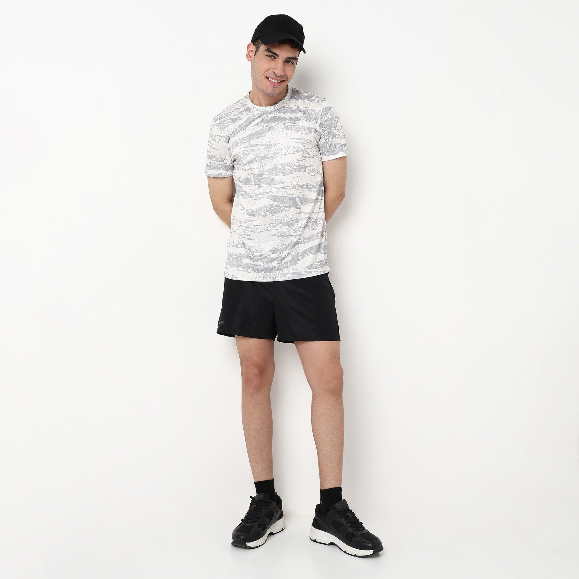 All Over Printed Running T-Shirt