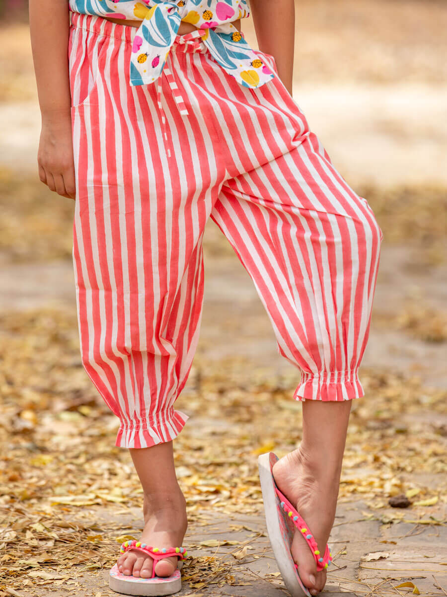 Pink Stripes Comfort Pants