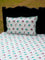 Lotus Jaal Block Printed Cotton Bedsheet
