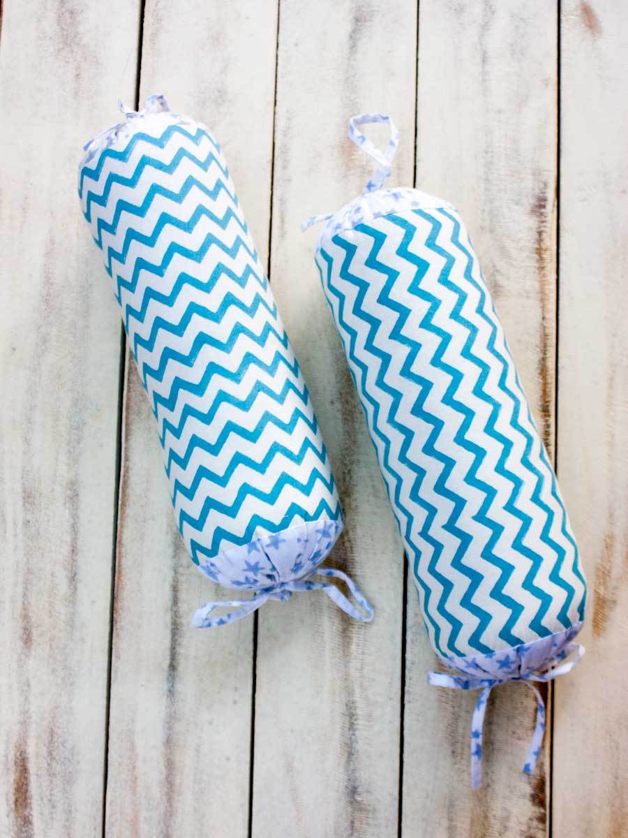 Chevron Organic Cotton Infant Bolster - Set of 2