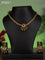 Antique attigai necklace with kemp & kundan stones and golden beads hanging