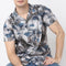 Celebration Shirt - 100% Fine Cotton Satin Printed Cuban Collar Half Sleeve **Trending