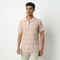 Camp Collar Half Sleeve Checkered Mood Shirt