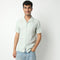 Camp Collar Half Sleeve Structured Mood Shirt