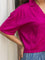 Solid Pink Modal Shirt Top - Comfort fit