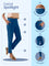 Medium Violet Cotton Stretch Kurti Pants