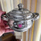 Serving Dish, Set of 5 Stainless Steel Dish Set with lid and Handle