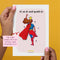 Supermom Cape Card - Hindi