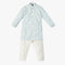 Boy's Regular Fit Embellished Kurta With Pant Set