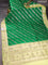 Banarasi poona silk saree green and light green with allover zari weaves and zari woven border
