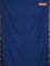 Bengal soft cotton saree cs blue and deep maoon with plain body and zari woven border