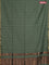 Bengal soft cotton saree pastel green and blue with plain body and zari woven border