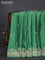 Banarasi semi mushru silk saree green with zari woven buttas and zari woven border