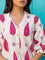 Margarita Hand Block Printed Kaftan Top - Comfort Fit