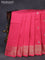 Banarasi katan silk saree pink with zari woven buttas and zari woven border