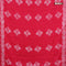 Batik cotton saree pink with allover sequin work & batik butta prints and printed lace work border