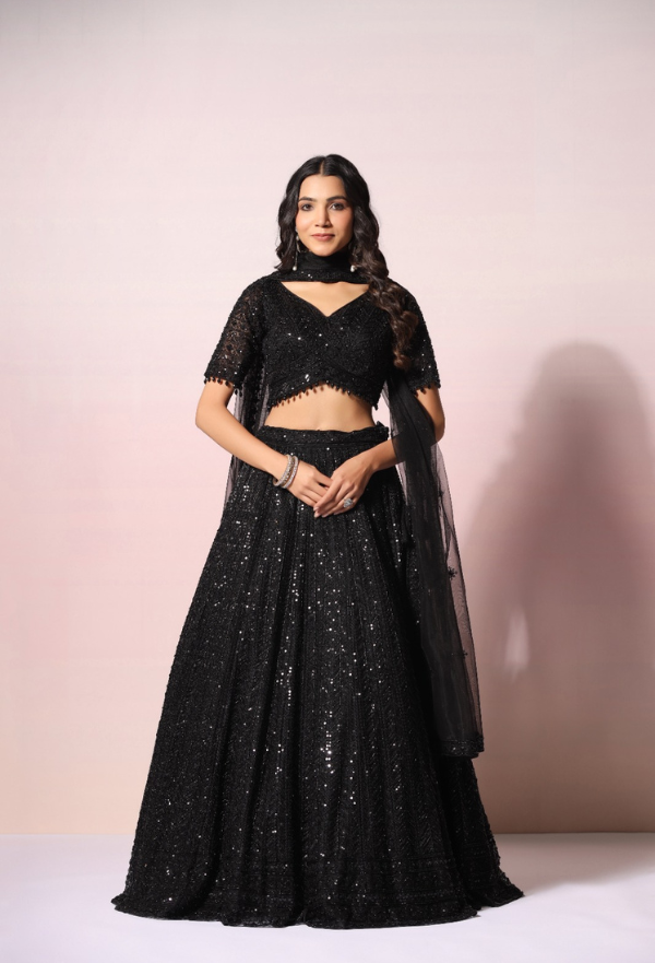 Sequence Black Lengha Set