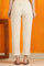 Off-White Cotton Lace Trouser Pants