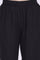 Black Solid Rayon Blend Straight Kurta with Straight Pant and Shawl Set