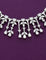 Designer Rhodhium Polish Zirconia Necklace Set