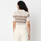 Betty Fashion Striped Detail Knitted T-Shirt