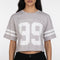 Cotton Graphic Crop Boxy T-Shirt