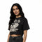 Cotton Graphic Crop T-Shirt