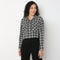 Checkered Boxy Crop Shirt