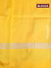 Pure uppada silk saree red and mustard yellow with silver zari woven floral buttas and silver zari woven simple border