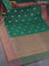 Banarasi handloom dupion saree green and red with thread & zari woven floral buttas and woven border