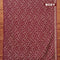 Bhagalpuri saree deep maroon with allover bandhani prints and zari woven border