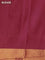 Bhagalpuri saree deep maroon with allover bandhani prints and zari woven border