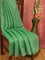 Chappa saree green with stone & beaded embroidery work