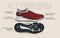 Grip Fit Slip Ons : Maroon