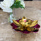 Brass Diya for Puja, Diwali diya Traditional Oil Lamp Diya, Multicolour (Dia 6 Inches)