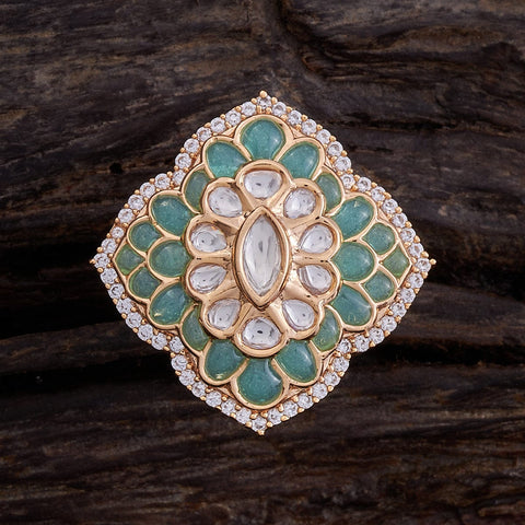 Kundan Finger Ring 167052