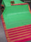 Pure mysore silk saree green shade and pink with allover zari woven buttas and zari woven border