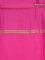 Pure soft silk saree deep maroon and pink with allover zari woven butta weaves and zari woven simple border