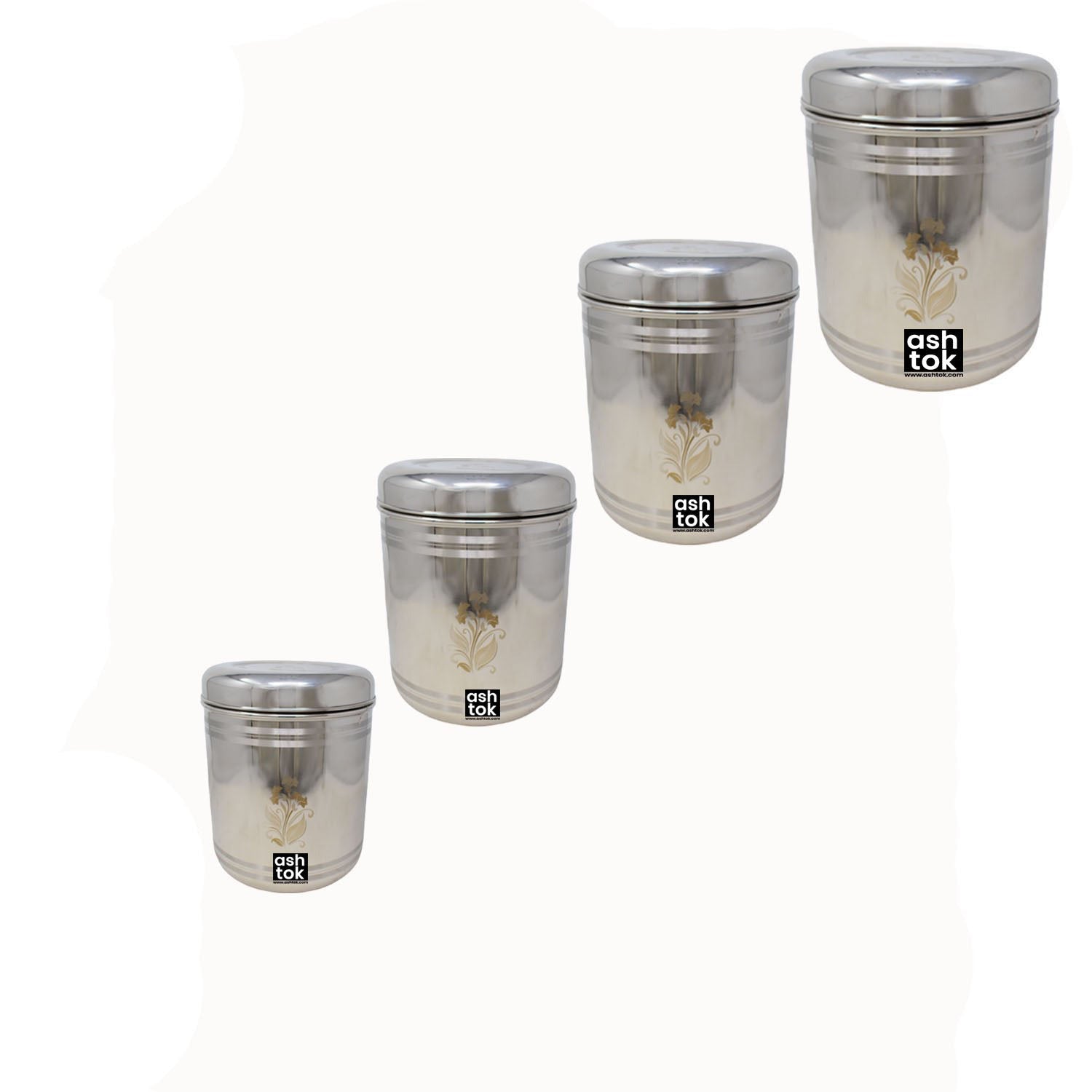 Kitchen box containers for storage Stainless Steel, Capsule Shape Box for Kitchen Storage