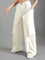 Cream Cargo Pants