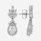 92.5 Silver Pendant With Chain and Earring Set 191360