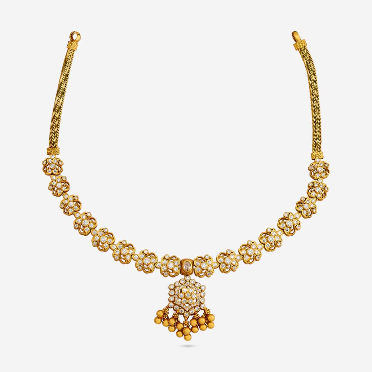 Silver Temple Necklace 190608