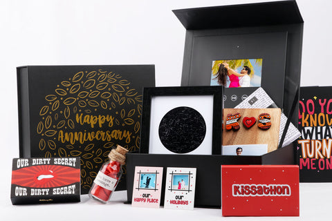 Anniversary Video Box with Gifts