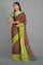 MAROON and MULTI PATOLA SILK Saree with BANARASI FANCY