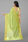 LIGHT GREEN and GOLD CHECKS TISSUE KOTA Saree with BANARASI FANCY